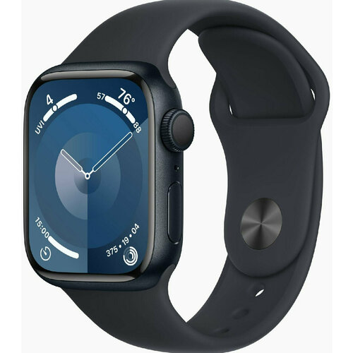 Умные часы Apple Watch Series 9 45 мм Aluminium Case GPS midnight Sport Band 5840000₽