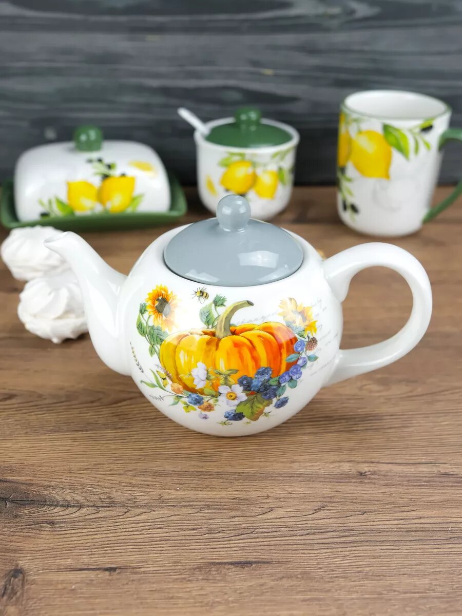 фото Чайник заварочный Тыква 22.5*13.5*14.4
