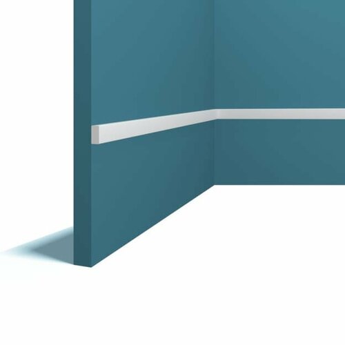 Потолочный плинтус (карниз) Перфект Плюс P133 размер 1.4x 0.7 см длина 2 метра. P133