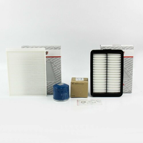 Комплект фильтров для ТО ASHUNO салонныйвоздушныймасляный Kia Ceed III Cerato IV с 2018-2023 14л-16л Hyundai Elantra VI i30 с 2015-20г 16-20л киа сид 3 церато 4 хендай элантра 6 i30 2630035505 1994₽