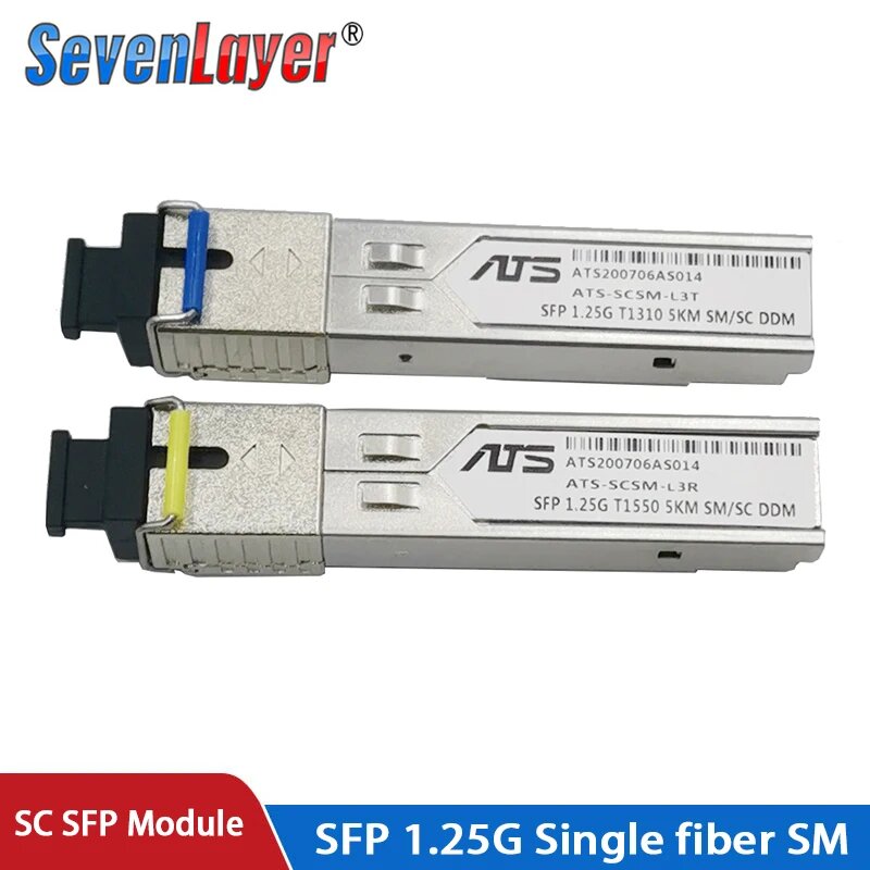 SFP модуль 1.25G SC BiDi 1310nm/1550nm для Mikrotik, 1pair 20KM