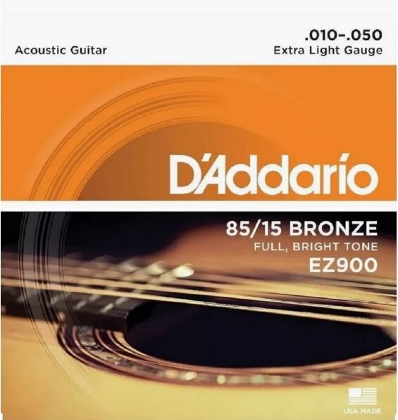 Струны для акустической гитары D'Addario ez900