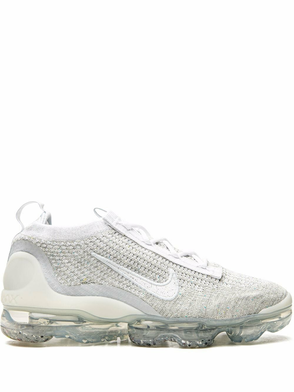 Nike - кроссовки Air Vapormax 2021 Flyknit «White Pure Platinum» - Женский - 9.5 - Серебристый