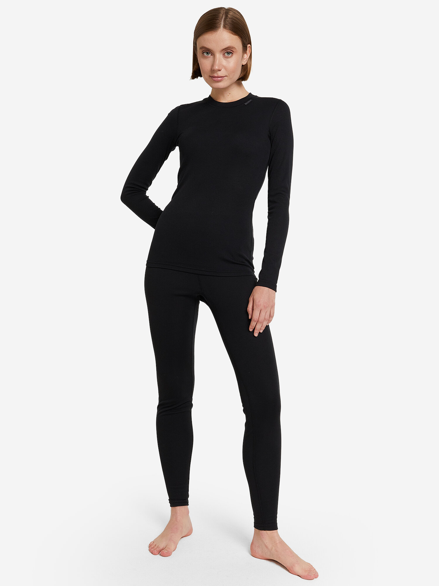 Термолонгслив GLISSADE, размер 50-52, черный — фото 1