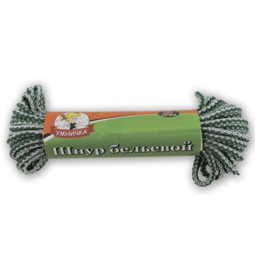 Шнур бельевой ООО  Зелёный Молл    Умничка   цветной  D3 мм  20м