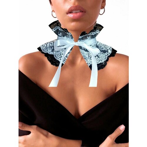 Съемный воротник Парижанка, белый