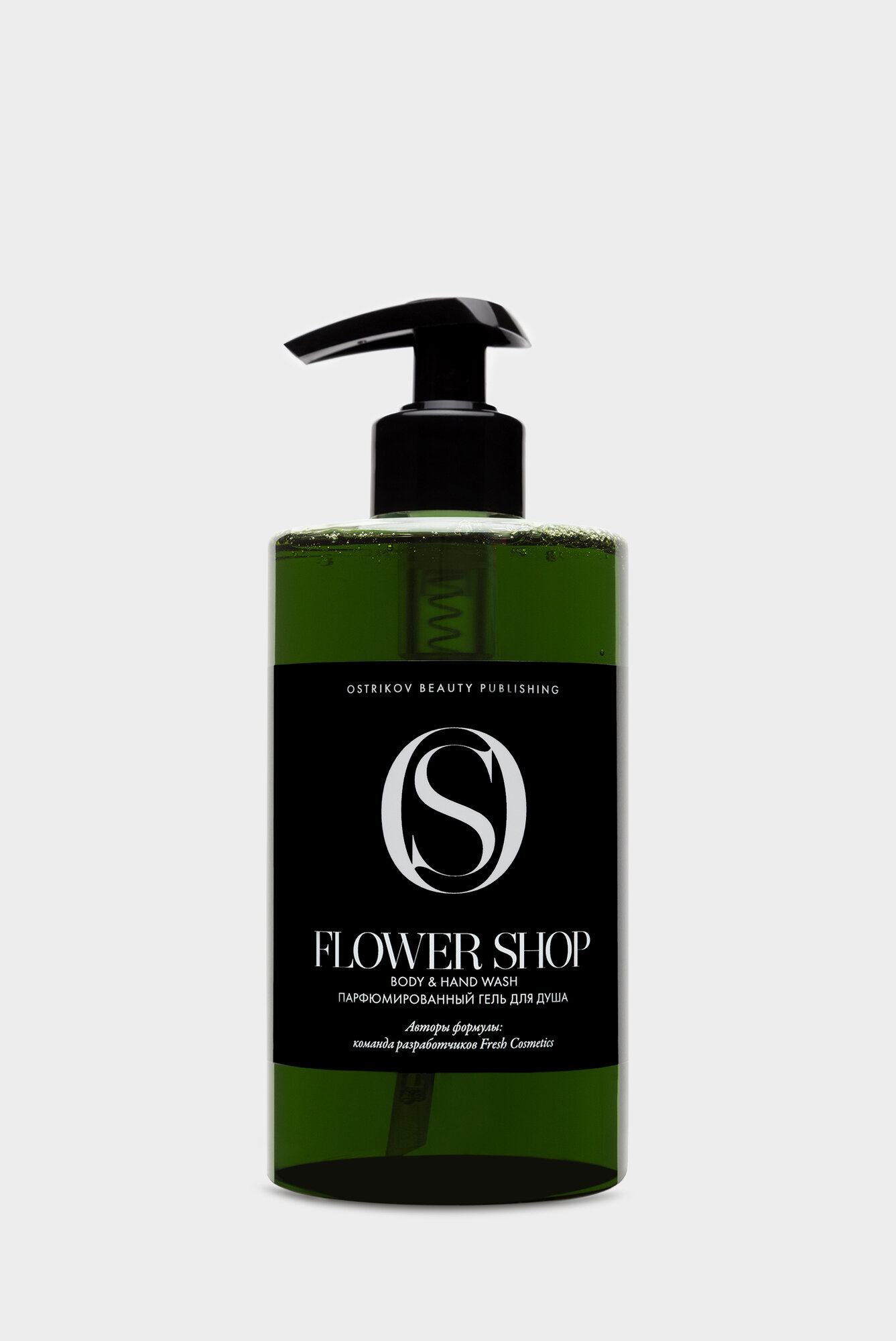 фото Гель для душа Ostrikov Beauty Publishing flower shop body & hand wash, 460 мл унисекс цвет бесцветный