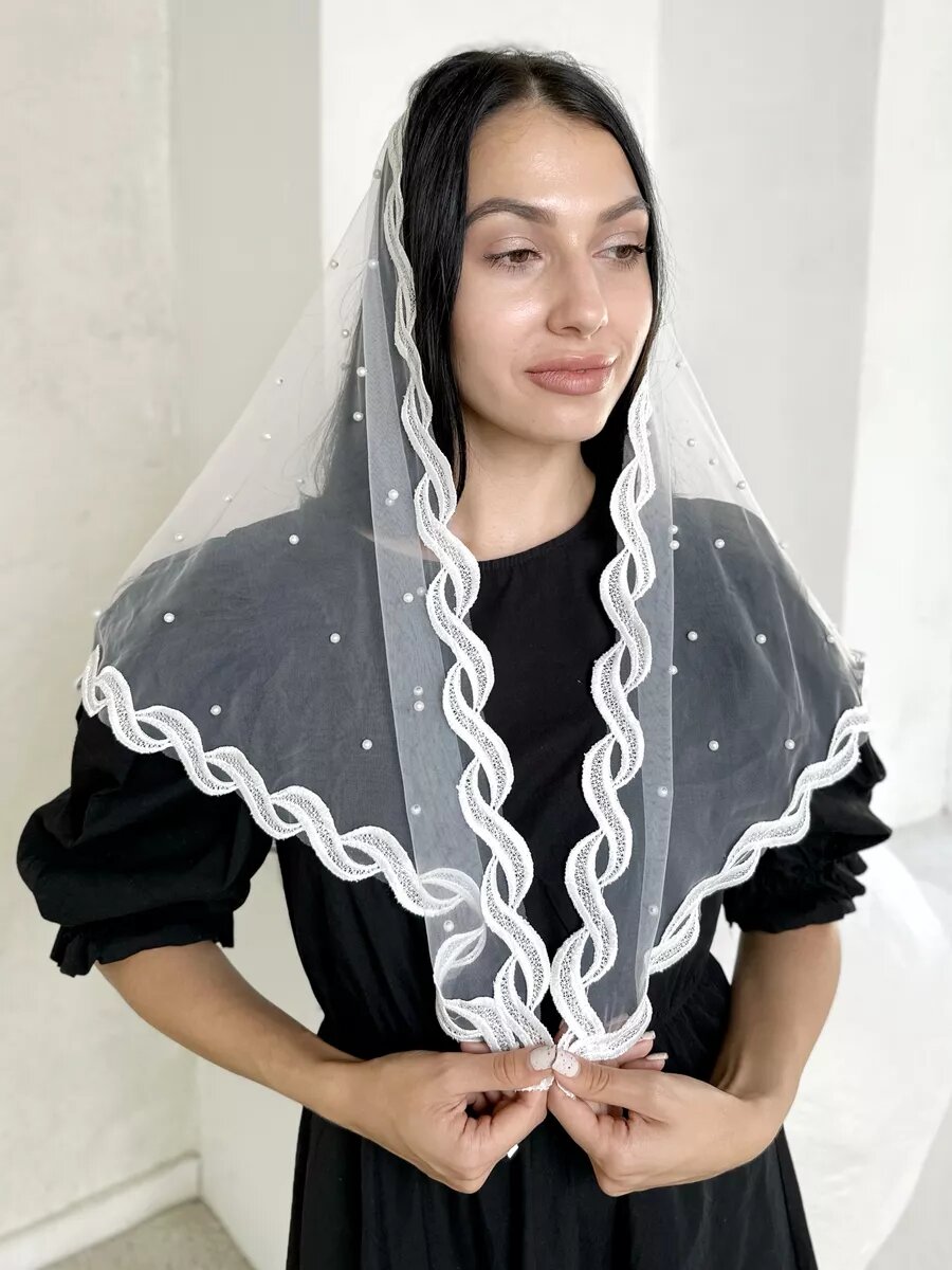 Платок Marinel для женщин, белый