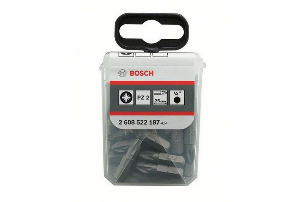 Набор бит 25 шт. TicTac PZ2 25мм 1/4