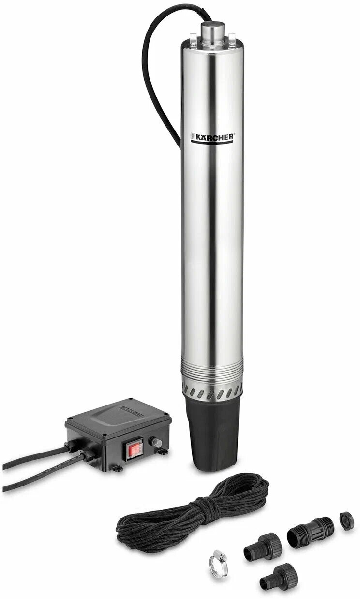 Насос для скважин Karcher BP 6 Deep Well (1.645-422.0), глубина погружения до 27 м, производительность 5000 л/ч — фото 1