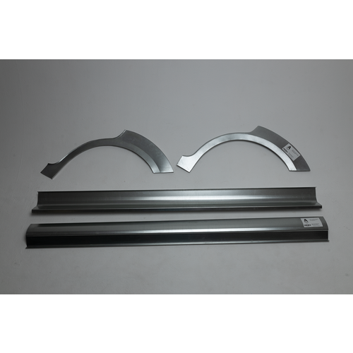 Пороги и арки ремонтные + усилители на Ford Focus 2 2005-2011 Универсал (Форд Фокус 2), Оцинкованная сталь 1 мм, 0.8мм