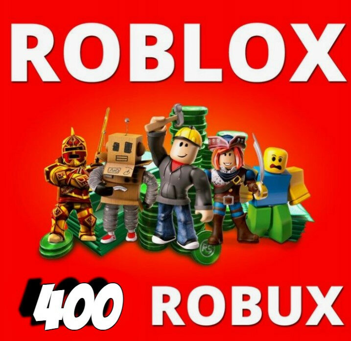 Игровая валюта Roblox - 400 Robux, цифровой ключ