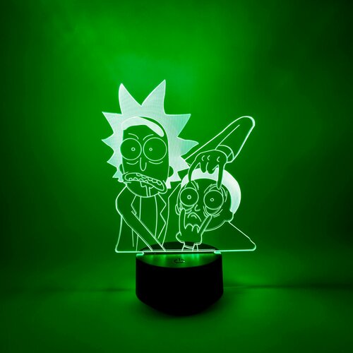LED ночник Рик и Морти из мультфильма 