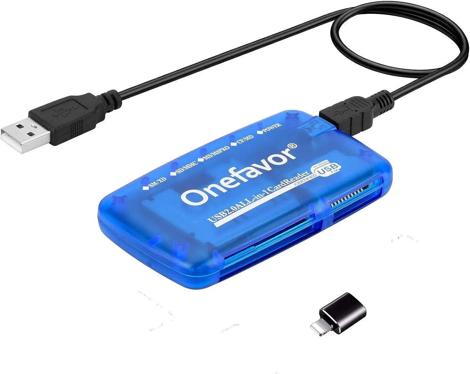Onefavor 5-в-1 кардридер, Lightning