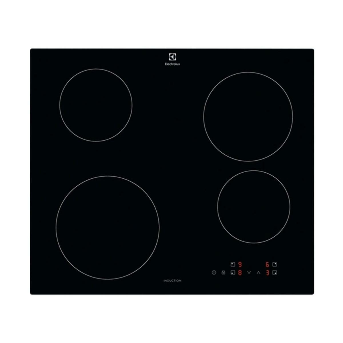 Варочные поверхности электрические Electrolux Панель варочная индукционная Electrolux LIB60420CK Чёрный