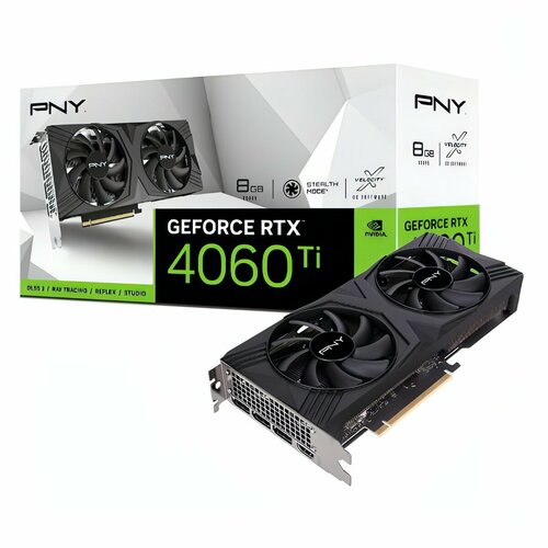 Видеокарта PNY RTX 4060 Ti 8GB VERTO Dual Fan DLSS 3 VCG4060T8DFXPB1 48399₽