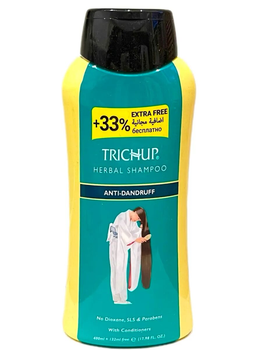 Шампунь Trichup Anti Dandruff, против перхоти, без парабенов, 532мл — фото 1