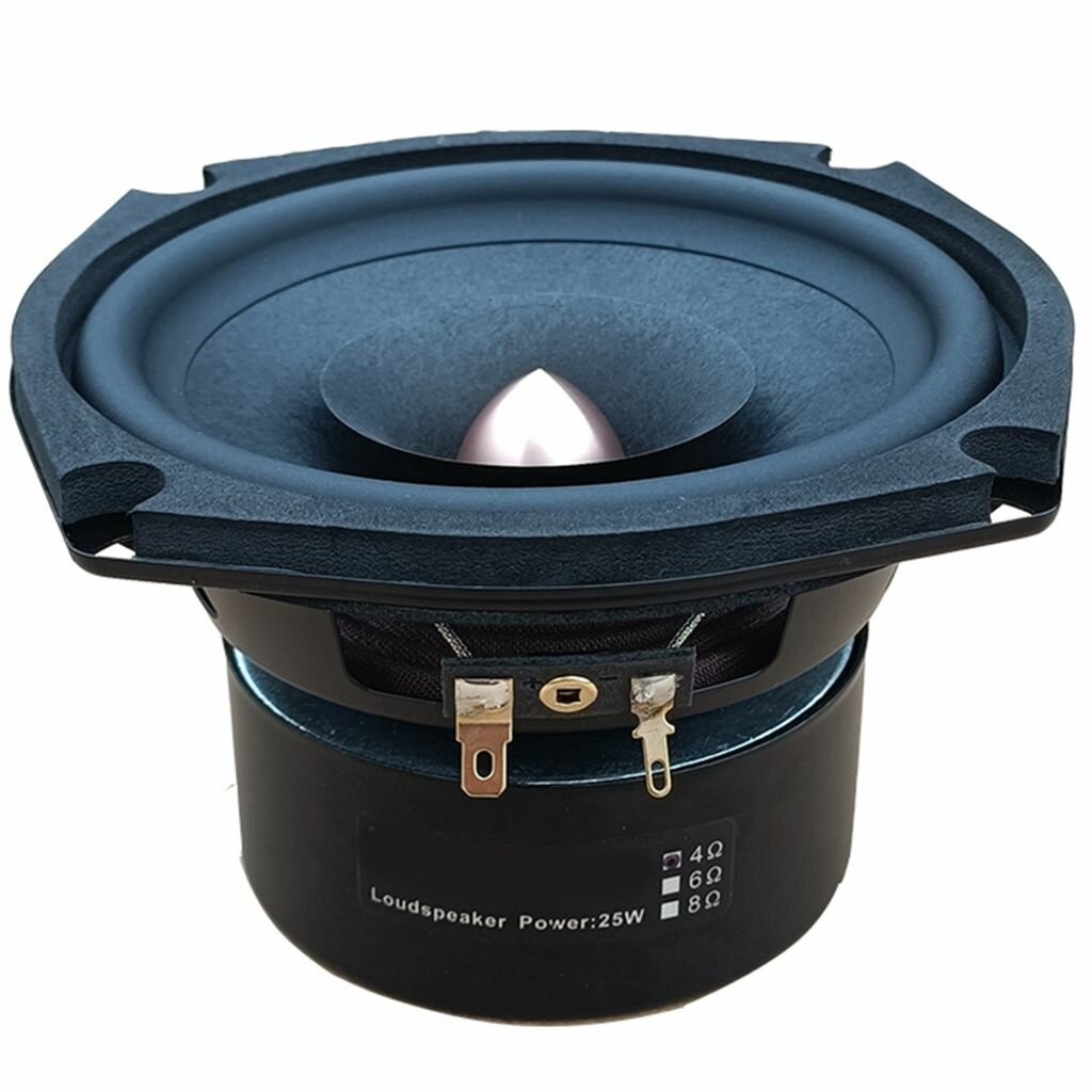 Запчасть для аудиотехники, HiFi акустика 5.25 дюйма, 4 ома - квадратная