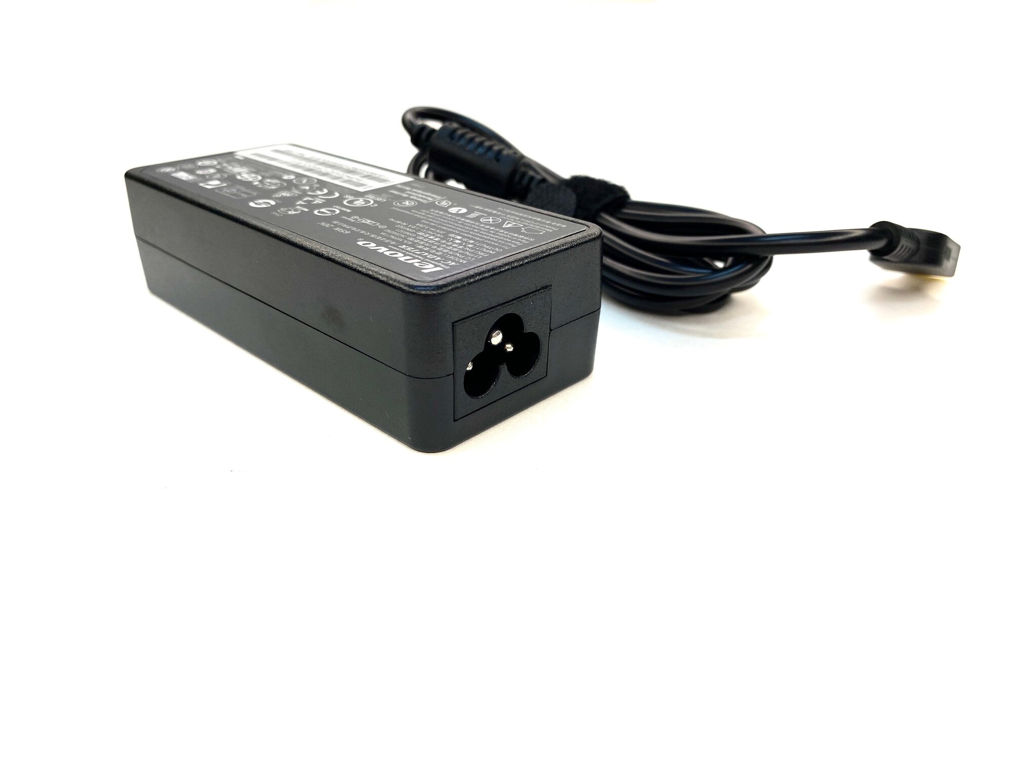 Блок питания для ноутбуков Lenovo 20V 3.25A 65W прямоугольный разъем / зарядка для ноута Lenovo ADLX65NCC3A — фото 1