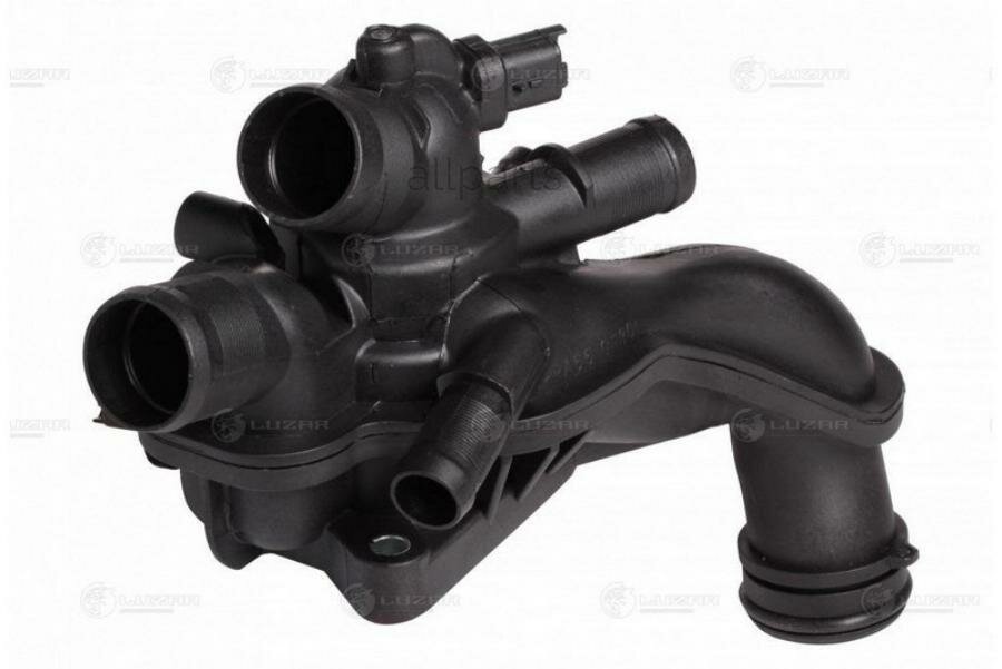 LUZAR LT 20Z6 Термостат для а/м PSA 308 (07-)/C4 (08-) 1.6i АТ (рифленые патрубки и два датчика) (105°С) LUZAR LT 20Z6