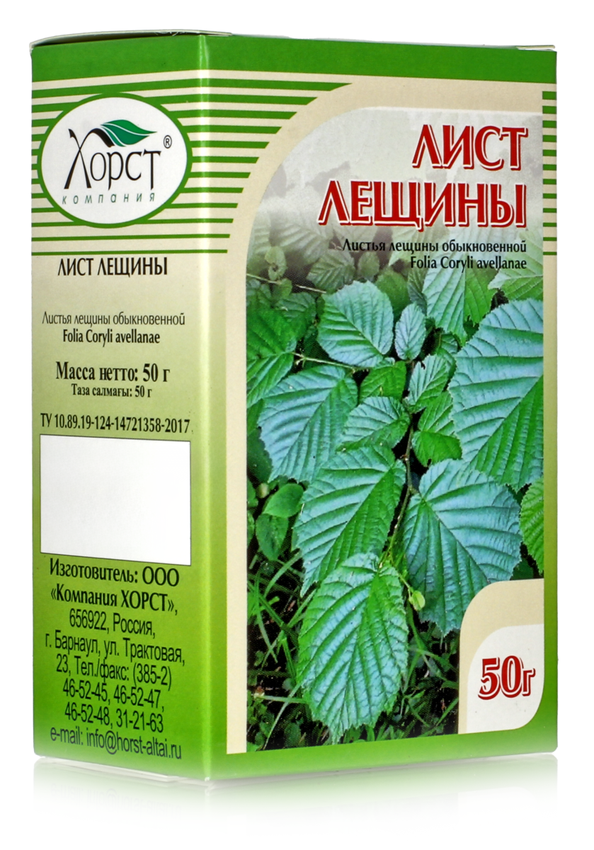 Лещина, лист 50гр.