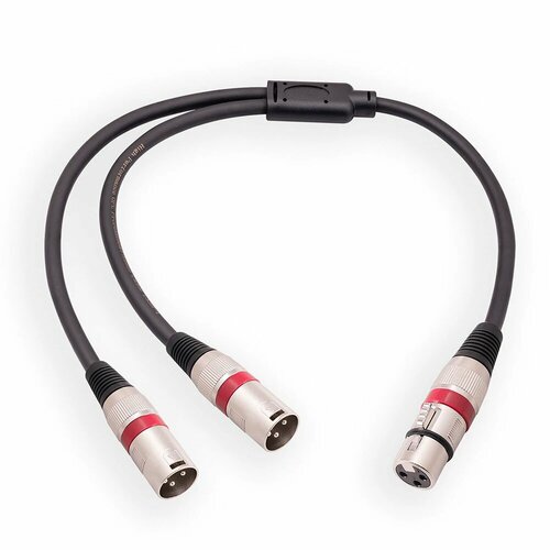 XLR разветвитель ALLOYSEED 50 см 3-контактный, Red