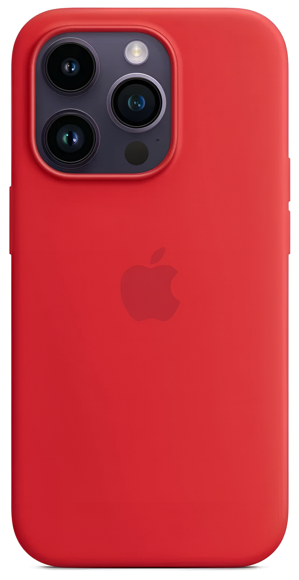 Силиконовый чехол Silicone Case MagSafe для iPhone 15-Красный