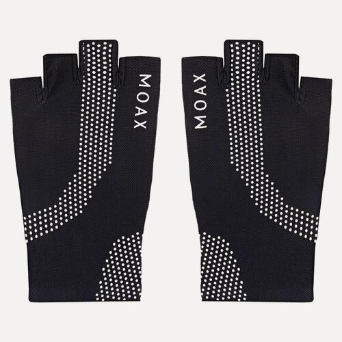 Изображение товара Перчатки Moax Flex, короткие, для бега и фитнеса, размер 9, черные