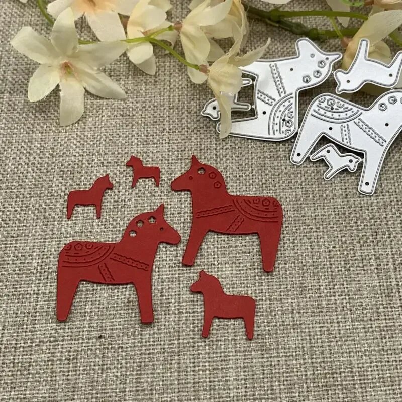 Металлические штампы для скрапбукинга лошадка C-224
