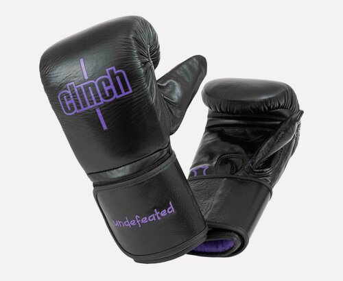 Изображение товара Перчатки снарядные Clinch Bag Mitts Undefeated черные (размер L/XL)