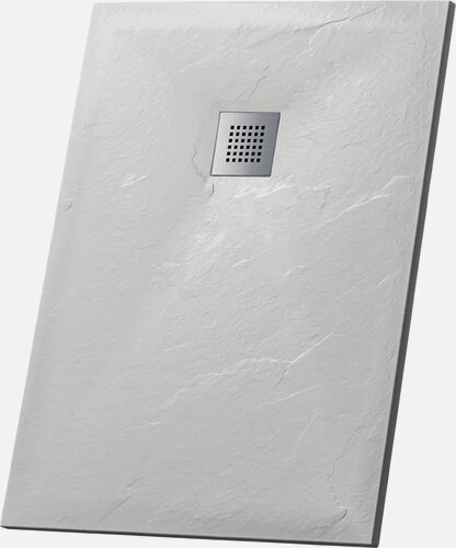 Изображение товара Поддон для душа Grossman Strong GR-S180110Q из искусственного камня, 80x110 см, прямоугольный, низкий, с антискользящим покрытием, немецкий