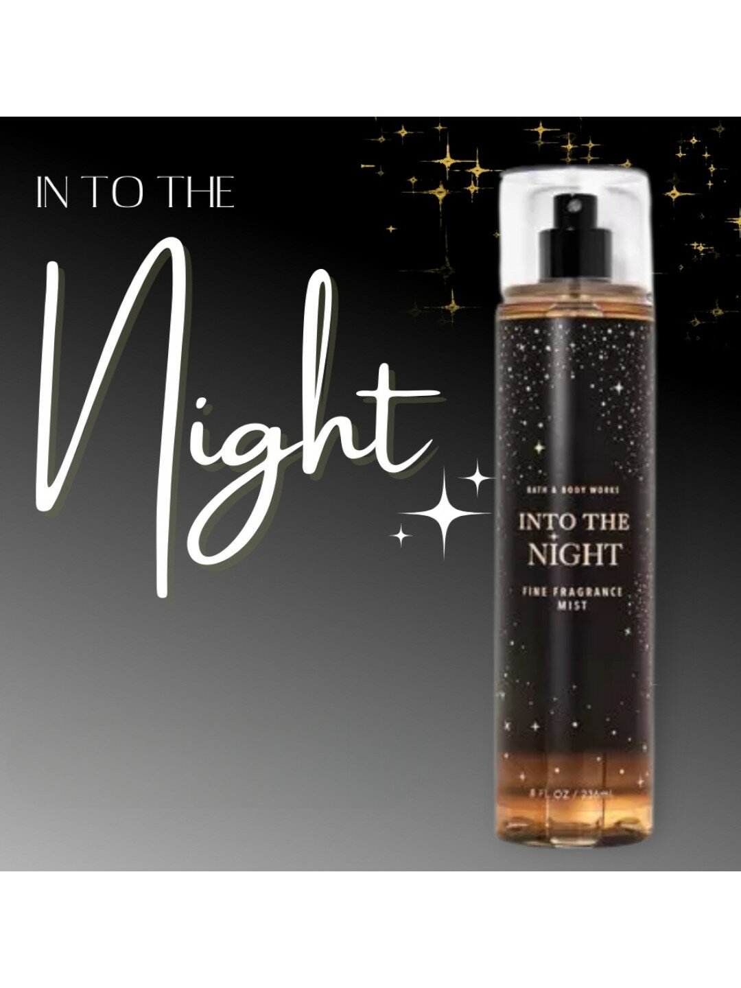 Спрей Bath & Body Works Into The Night, цветочный, сладкий, женский, 237 мл