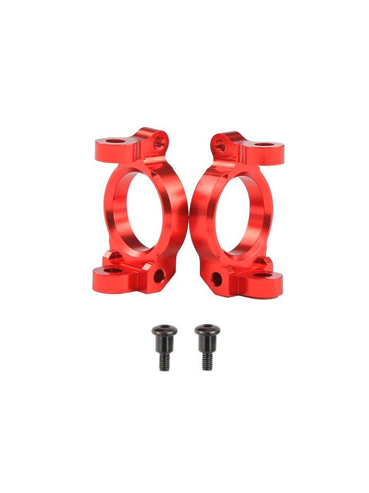 Держатели поворотных кулаков для Remo Hobby 1/16, металл, тюнинг (2 шт) A2506 Red