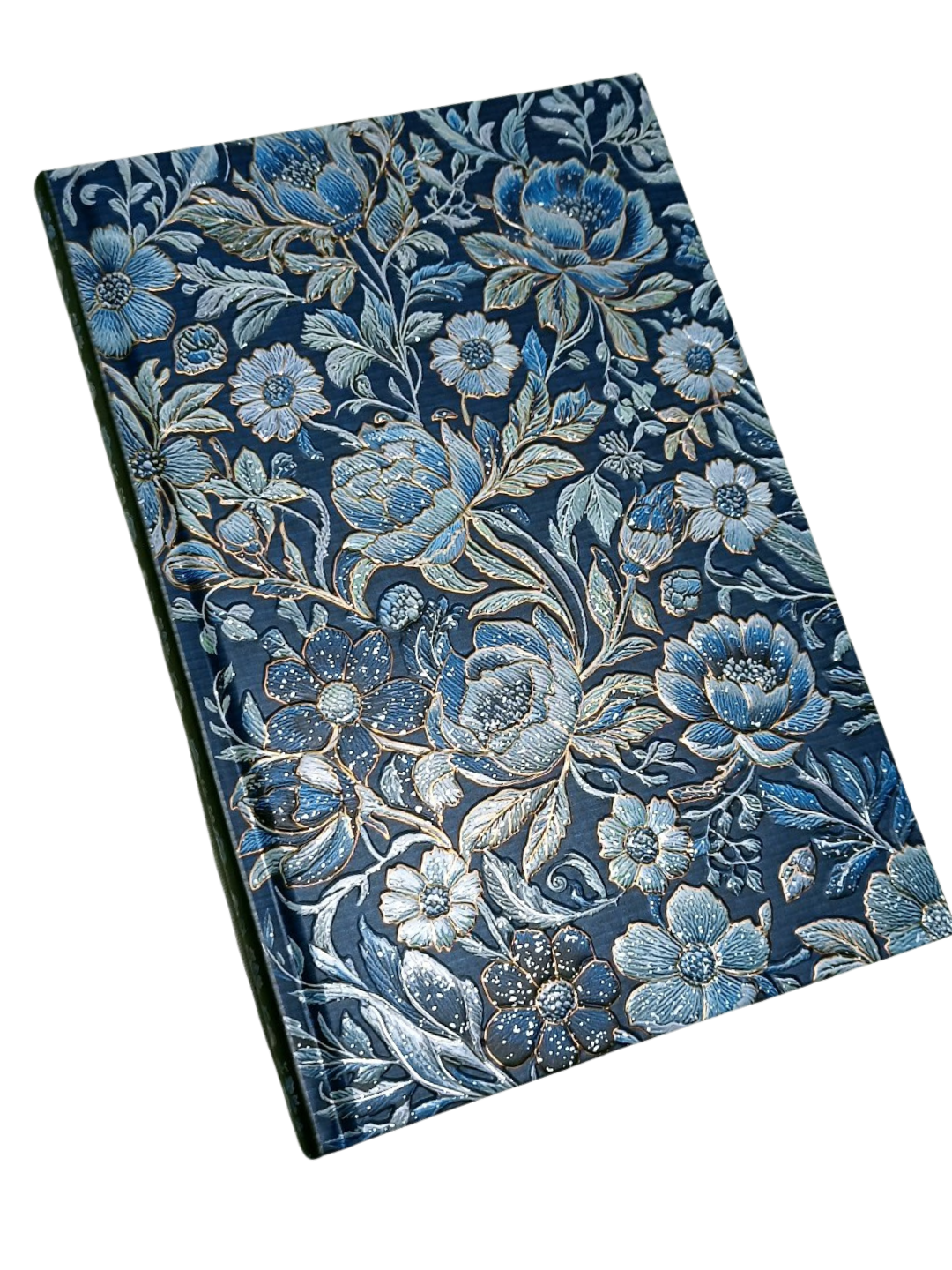 Необычный и яркий блокнот в твердом переплете с серебристыми краями, 21,5 х 14,5 см, для женщин и девушек.