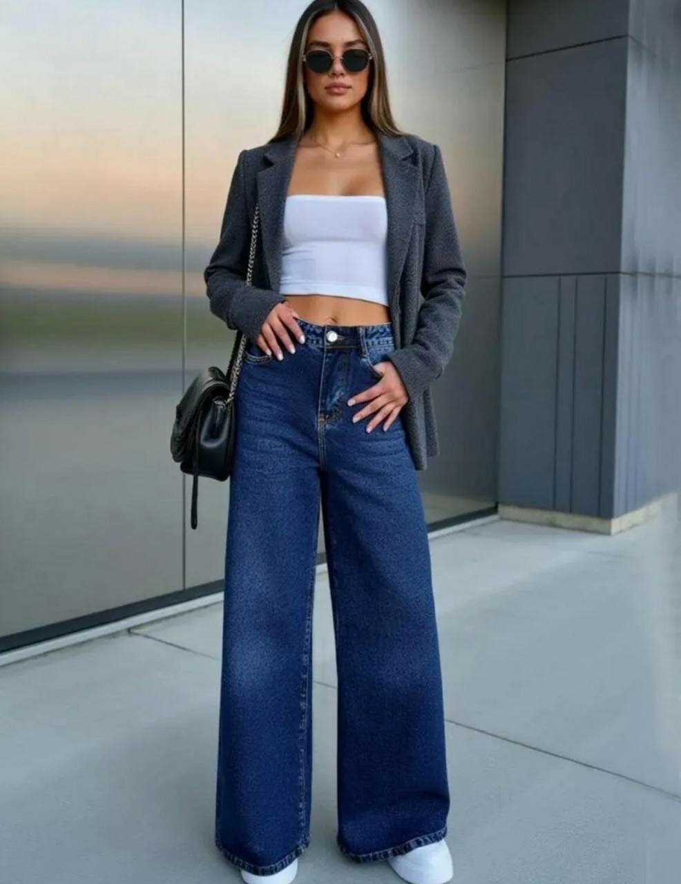 Джинсы трубы