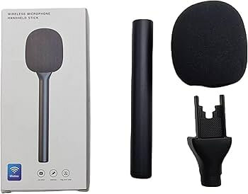 MICROPHONE HANDHELD Model: STICK BO 1 Black для интервью и убрать шум — фото 1