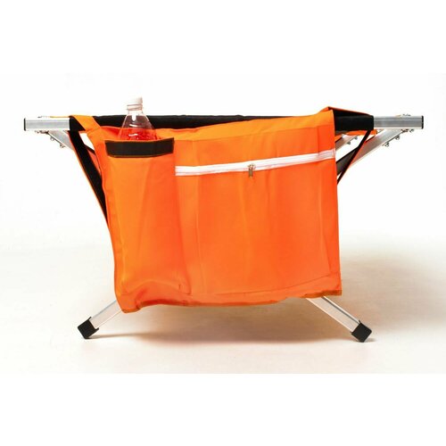 фото Органайзер-подвесной карман"6 углов" 48х38 см, оранжевый, 2 кармана, для туристической раскладушки, зимней палатки, кресла, шезлонга, походной кровати