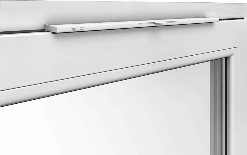 Клапан вентиляционный Air-Box Comfort белый уплотнитель черный