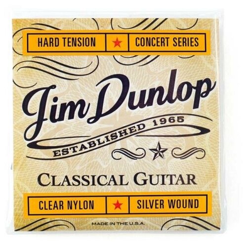 Струны для классической гитары DUNLOP DCV121Н Classical Clear/Silver reunion blues rbc3cbk continental classical guitar case кейс для классической гитары ткань