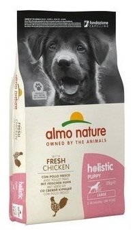 Almo Nature Для щенков крупных пород с Курицей (Holistic - Large Puppy&Chicken) 12 кг