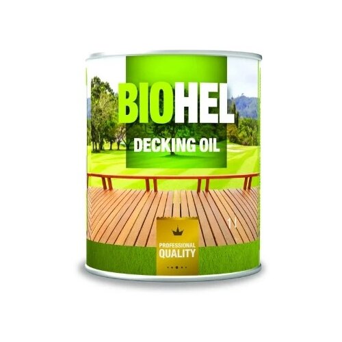 Террасное масло Helios Biohel Decking Oil, 1 л.