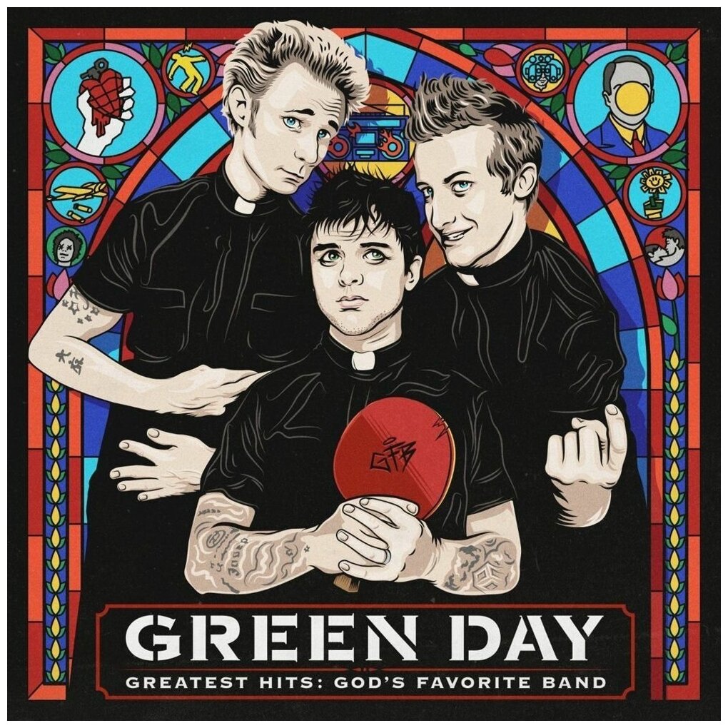 Green Day   Greatest Hits  God s Favorite Band  2 LP 