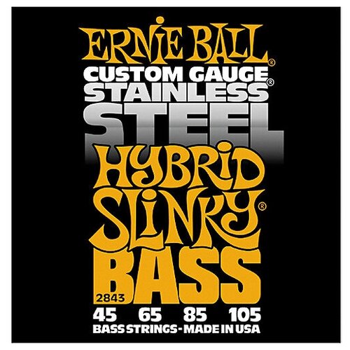 Струны для бас-гитары Ernie Ball 2843