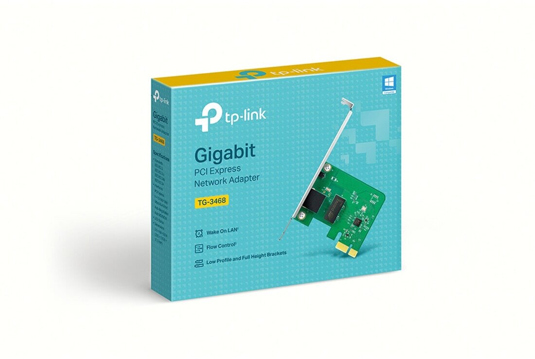 Сетевая карта TP-LINK TG-3468 1xRJ-45, 1 Гбит/с, PCI-E, 32 бит (TG-3468) - фотография № 12