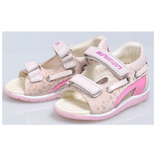 фото Сандалии минимен розовые на первый шаг, размер 20 minimen