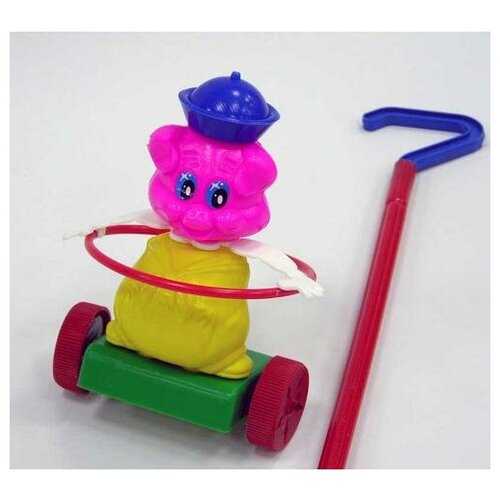 Каталка Свинка с хулахупом арт П-175114 Польша 48 476₽