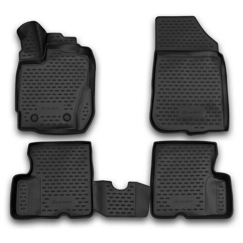 фото Element коврики 3d в салон renault duster, 2015->, с ручкой для дистанционного открытия лючка бензобака, 4 шт. (полиуретан)