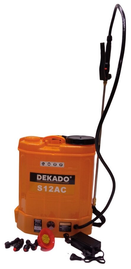 Опрыскиватель аккумуляторный DEKADO S12AC - фотография № 4