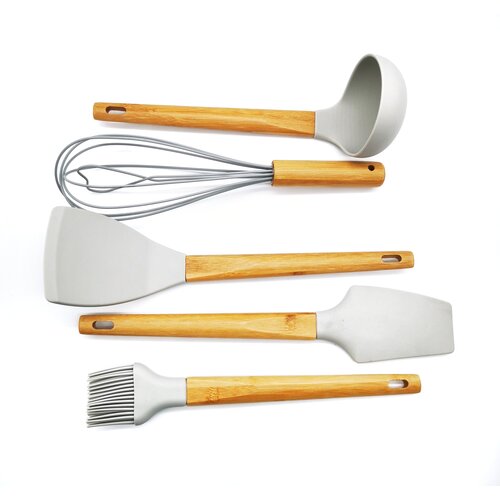 Набор кухонных принадлежностей, SXLT Company, 5 предметов, белый