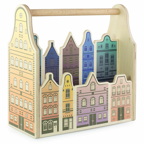 Органайзер для канцелярских принадлежностей деревянный детский Nobikum